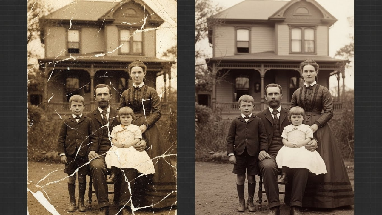 restorasi foto keluarga
